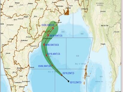 cyclone jawad formed in bay of bengal Cyclone Jawad : வங்கக்கடலில் உருவாகியது ஜாவத் புயல்.! செல்லும் பாதை இதுதான்.. தப்பியதா தமிழ்நாடு?
