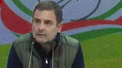 Rahul Gandhi addresses media over farmers' issue