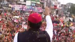 Uttar Pradesh के Jhansi में Akhilesh Yadav की विजय यात्रा, UP सरकार पर बोला हमला