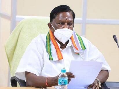 Chief Rangasamy acts as a puppet Former Chief Minister Narayanasamy புதுவையில் மீண்டும் அதிகாரப் புகைச்சல்.? ரங்கசாமி ஒரு பொம்மை.. சொல்கிறார் நாராயணசாமி!
