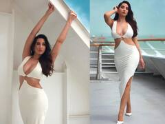 व्हाइट ड्रेस पहन Nora Fatehi ने फ्लॉन्ट किया फिगर, फोटो में इतना ग्लैमरस लुक देख उड़े फैंस के होश