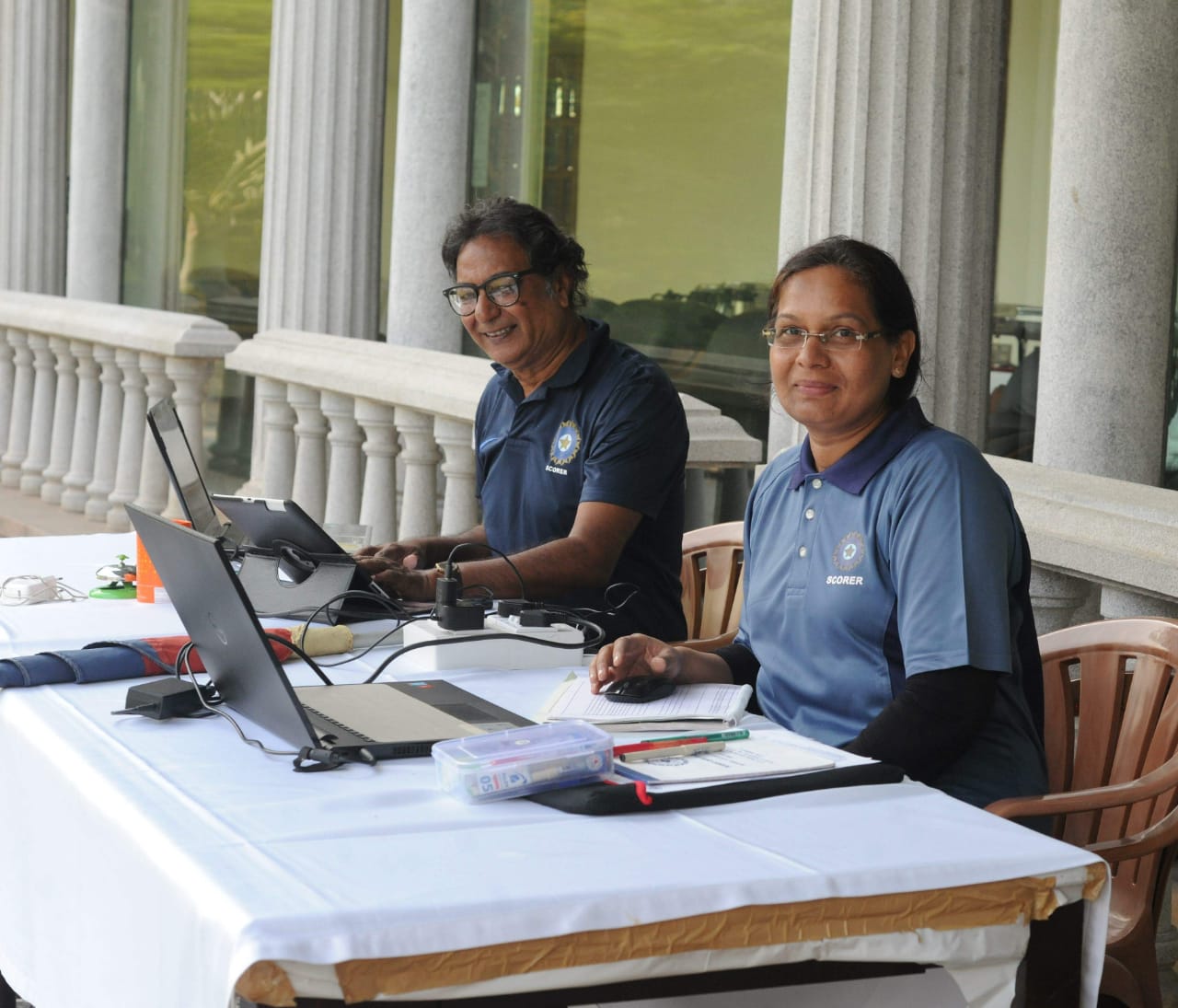 Mumbai Women Cricket Scorer : मुंबई कसोटीत स्कोरिंगची सूत्रं 'ती'च्या हाती