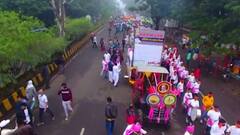 Akhil Bhartiy Marathi Sahitya Sammelan : साहित्य संमेलनाची लगबग, ग्रंथदिंडीनं सुरुवात, साहित्यप्रेमी कुसुमाग्रजनगरीत दाखल