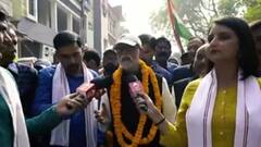 Prayagraj : पार्टी छोड़ने वाले नेताओं पर बोले Congress वरिष्ट नेता Anugrah Narayan | Padyatra