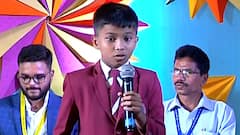 Marathi Sahitya Sammelan : साहित्य संमनेलनात बच्चे कंपनीनं सादर केल्या स्वरचित कविता, कथा :ABP MAJHA