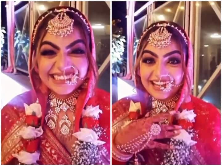 Bride Masti before marriage, she started singing dhak-dhak kare laga song, video getting viral Viral Video: शादी से पहले दोस्त ने दुल्हन से पूछा- क्या फील हो रहा है? मिला ये जवाब, वीडियो हुआ वायरल