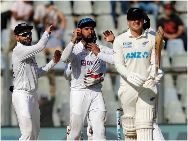 India vs New Zealand 2nd Test New Zealand all out 62 in first innings Wankhede Stadium Mumbai IND vs NZ 2nd Test: सिर्फ 62 रनों पर ढेर हुई न्यूजीलैंड की टीम, भारत को मिली 263 की बढ़त