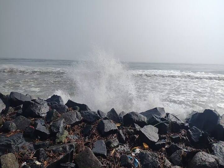 Echo of ‘jawad’ storm - Sea rage in Cuddalore from morning ‘ஜாவத்’ புயல் எதிரொலி...! - கடலூரில் காலை முதல் கடல் சீற்றம்...!