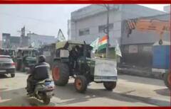 ਟਿਕਰੀ ਬੌਰਡਰ 'ਤੇ ਕਿਸਾਨਾਂ ਦਾ ਟਰੈਕਟਰ ਮਾਰਚ, ਦਰਜ ਮਾਮਲੇ ਰੱਦ ਕਰਨ ਦੀ ਮੰਗ