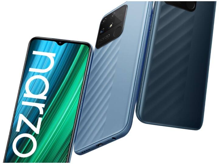 Realme Narzo 50A में 6000 mAH की बैटरी दी गई है. फ्लिपकार्ट से इसे 11,499 रुपये में खरीदा जा सकता है. इसमें 4GB रैम के साथ 64GB की इंटरनल मेमोरी दी गई है. इसमें 6.5 इंच की डिस्प्ले दी गई है.