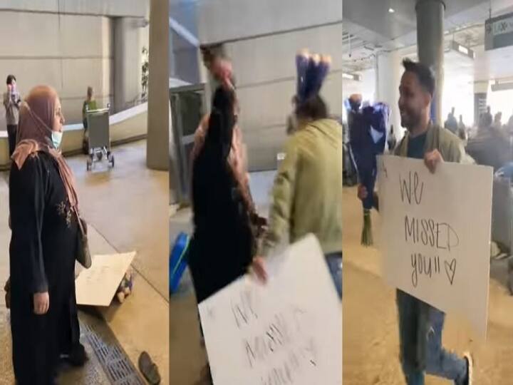 watch video mother slap her son by slipper airport Watch Video : அப்படி என்னதான் பண்ணாரோ.? ஏர்போர்ட்டிலேயே மகனை செருப்பால் வெளுத்து வாங்கிய அம்மா!!