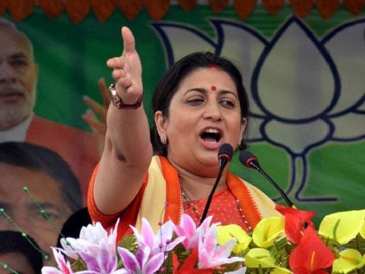 Union Minister Smriti Irani road show in Kanpur ann UP Election 2022: केन्द्रीय मंत्री स्मृति ईरानी का कानपुर देहात में रोड शो, इन उम्मीदवारों के लिए मांगे वोट