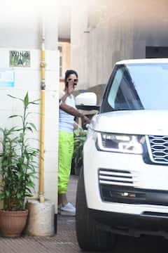 PICS | Katrina Kaif Waves At Paparazzi As She Gets Clicked At Her Residence Ahead Of Wedding With Vicky Kaushal