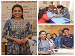 Photos: రెండొందల యాభైమందికి  క్యాన్సర్ స్క్రీనింగ్ టెస్టులు చేయించిన సుమ