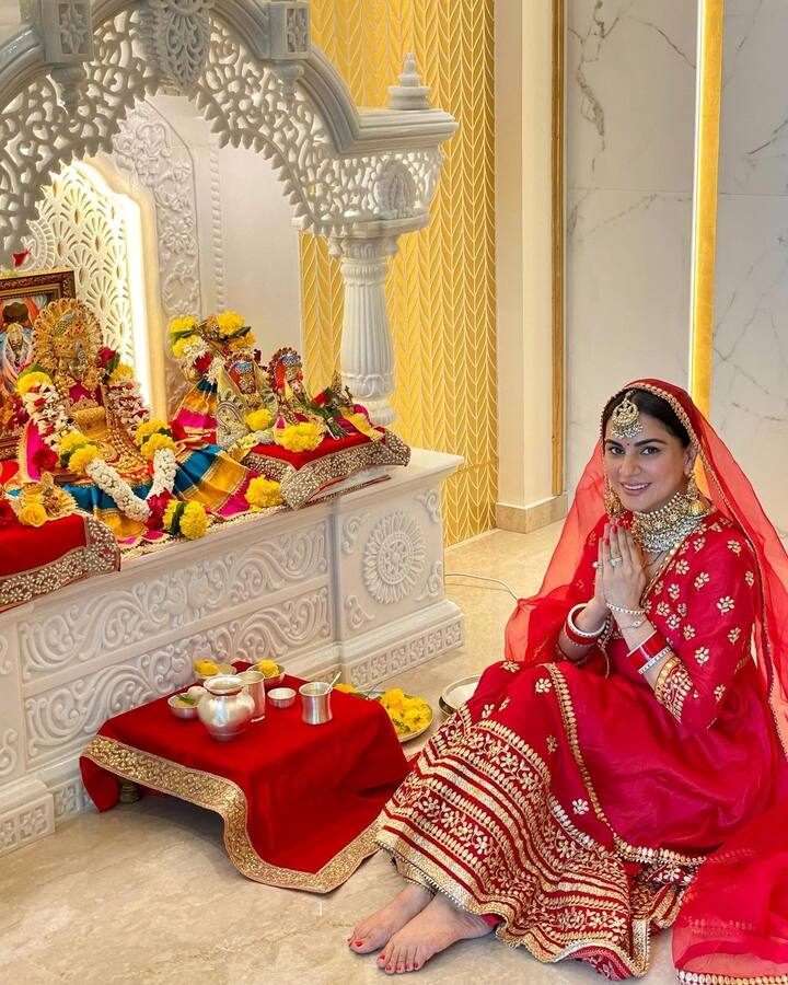 अपनी तस्वीरों को शेयर करते हुए कैप्शन में श्रद्धा आर्या ने लिखा है -मेरी जिंदगी सवारी, मुझको गले लगाके..बैठा दिया फलक पे मुझे खाक से उठा के