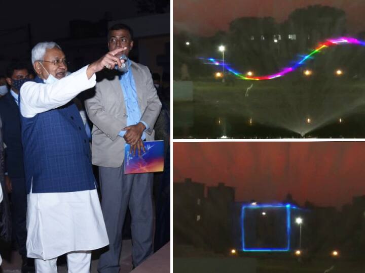 Bihar News: पटना में विकास कार्य देखने निकले CM नीतीश कुमार, शाम में लेजर शो का लिया आनंद, देखें VIDEO