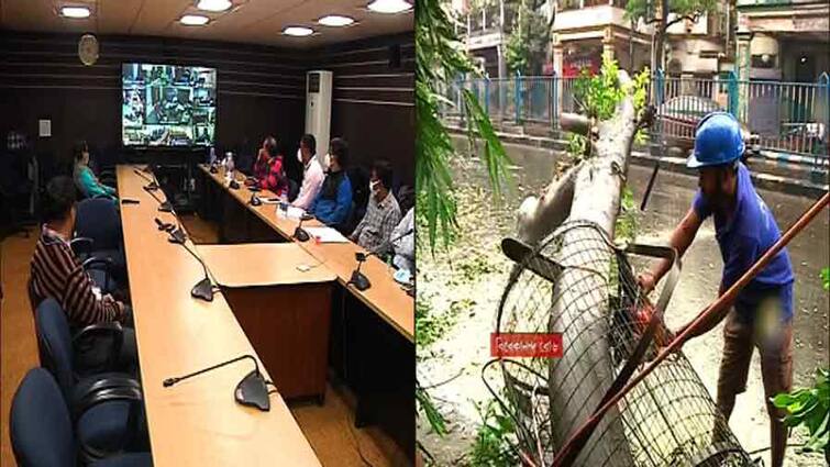 kolkata Affected in jawad, Somewhere the tree broke, the water level rose in the river! Disaster management and kolkata Municipality active in control room Jawad Affect In Kolkata: কোথাও ভাঙল গাছ, নদীতে বাড়ল জলস্তর! দুর্যোগ মোকাবিলায় তৎপর কলকাতা পুরসভা, সচল কন্ট্রোলরুম