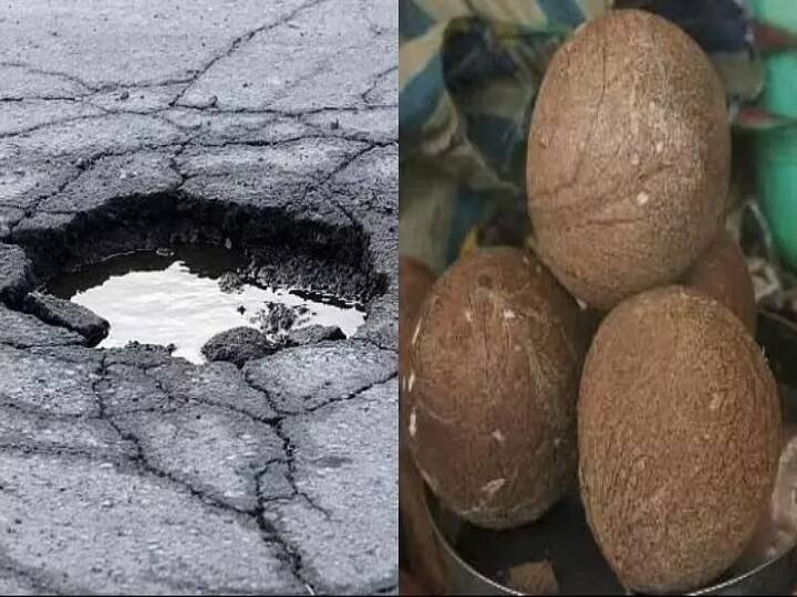 Uttar Pradesh Brand-New Road in UP Cracks Open After BJP MLA Slams Coconut During Inauguration Watch Video Watch video: என்ன? தேங்காய உடைக்கச் சொன்னா ரோடு உடையுது! புதிய சாலை திறப்பு விழாவில் பாஜக எம்எல்ஏ அதிர்ச்சி