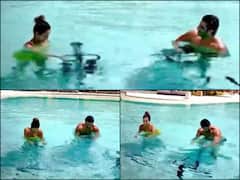 Malaika Arora  ਨੇ ਬੁਆਏਫ੍ਰੈਂਡ Arjun Kapoor  ਨੂੰ ਸਵਿਮੰਗ ਪੂਲ 'ਚ ਕਰਵਾਇਆ ਵਰਕਆਊਟ, ਵੇਖੋ ਵੀਡੀਓ