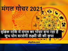 Mars Transit 2021: सेनापति मंगल का वृश्चिक राशि में प्रवेश हो चुका है, बन रहा है 'मंगल लक्ष्मी' योग