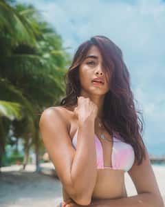 Pooja Hegde: స్మైలింగ్ ఫోజులిచ్చిన 'జిగేలు రాణి'.. ఫొటోలు వైరల్..