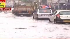 Jawad Rain Effect: জল থইথই এমজি রোডে ধীরে যান চলাচল| Bangla News