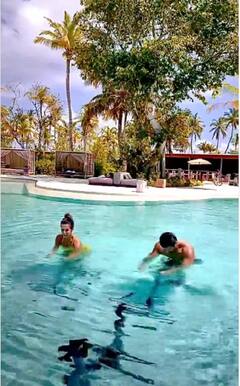 મલાઈકા અરોરા બોયફ્રેન્ડ અર્જુન કપૂરને રજાના દિવસે પણ કરાવી રહી છે વર્કઆઉટ