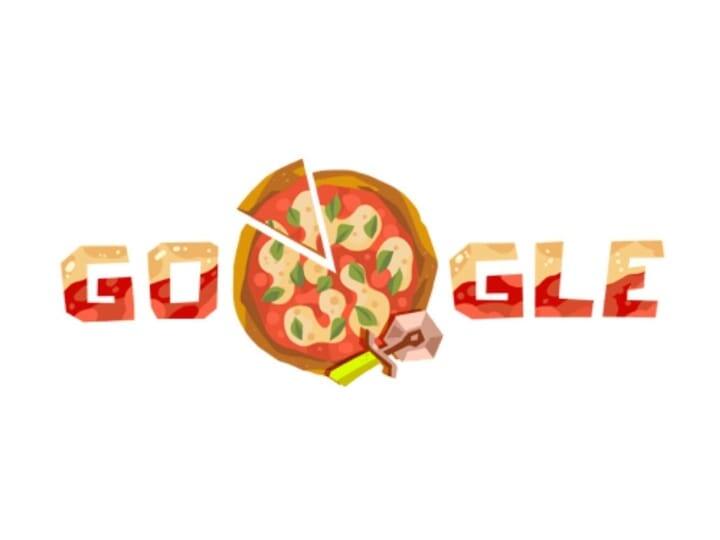 google doodle celebrating pizza today know about it Pizza Google Doodle :  आज पिझ्झा का होतोय ट्रेंड? गुगलनंही बनवलंय  भन्नाट डूडल!