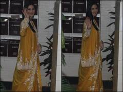 Katrina Kaif Spotted In A Beautiful Yellow Outfit At Her Residence Ahead Of Wedding With Vicky Kaushal