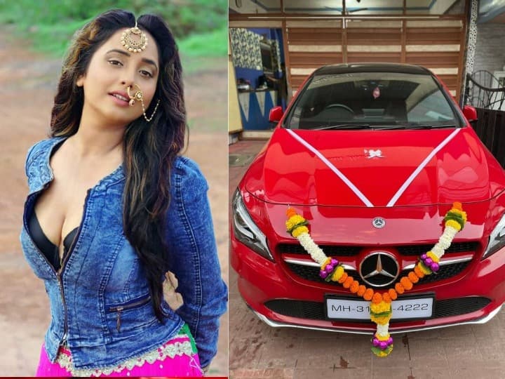 Bhojpuri Rani Chatterjee Sharing the photo of her new Mercedes on social media wrote Queen and her new CHARIOT Bhojpuri News: Rani Chatterjee ने खरीदी रॉयल कार, तस्वीर शेयर कर लिखा- 'रानी और उसकी नई सवारी'