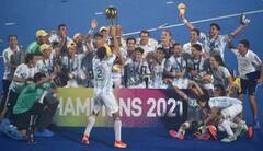 Junior Hockey World Cup : अर्जेंटिनानं दुसऱ्यांदा उंचावला विश्वषक; 4-2 फरकानं जर्मनीचा पराभव