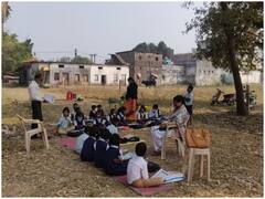 Sehore News: सीहोर में ढाई दशक बाद भी स्कूल का भवन नहीं, खुले आसमान के नीचे पढ़ने को छात्र मजबूर