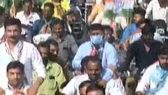 અમદાવાદ: પ્રદેશ કોંગ્રેસના પ્રમુખ જગદિશ ઠાકોરને આવકારવા બાઈક રેલી, જુઓ ગુજરાતી ન્યુઝ