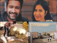 Stage Set For Vicky-Katrina Wedding With Crystal Balls And Chandeliers From Abroad