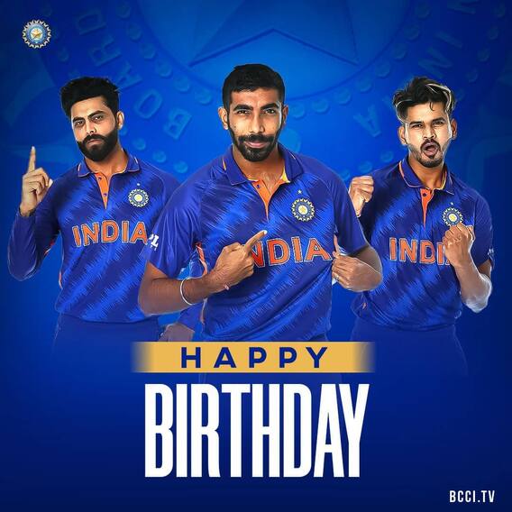 ஒரே நாளில் பிறந்த மூன்று இந்திய கிரிக்கெட் சிங்கங்கள்...