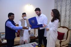 Ankita Lokhande Wedding : अंकिता आणि विकी राज्यपालांच्या भेटीला; फोटो चर्चेत