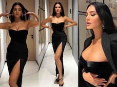 Esha Gupta Photos: બ્લેક ડ્રેસમાં આ એક્ટ્રેસના ફોટોશૂટે સોશિયલ મીડિયા પર લગાવી આગ