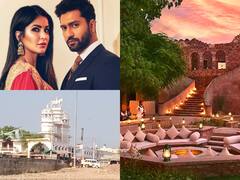 Vicky kaushal Katrina Kaif Wedding: 700 साल पुराने किले में सात फेरे लेंगे विक्की कौशल-कैटरीना कैफ, मेहंदी की रस्म के लिए दुल्हन के कमरे से हॉल तक बिछाए गए फूल