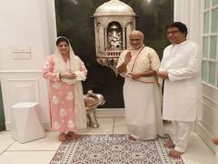 Raj Thackeray : जैन मुनी नय पद्मसागर महाराज राज ठाकरेंच्या भेटीला 'शिवतीर्थ'वर