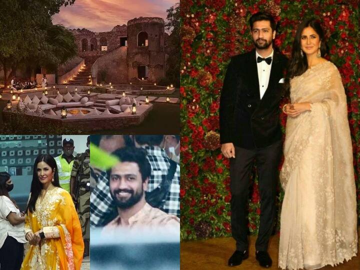 Vicky Kaushal-Katrina Kaif Wedding: बॉलीवुड एक्टर विक्की कौशल और कैटरीना कैफ की शादी की रस्में आज से सवाई माधोपुर के सिक्स सेंस फोर्ट में शुरू होने जा रही हैं. दोनों की शादी को एक ग्रैंड और रॉयल वेडिंग बनाने के लिए तैयारियां जोर पर हैं. बता दें कि शादी के लिए बीती रात कैटरीना और विक्की पुलिस सवाई माधोपुर पहुंच चुके हैं. चलिए आपको बताते हैं कि इनकी शादी में क्या-क्या होने वाला है खास......