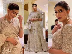 Sapna Choudhary Photos: सपना चौधरी की जुल्फों ने ढहाया कहर, सिल्वर रंग के लहंगे में देसी क्वीन ने दिखाई गजब की खूबसूरती