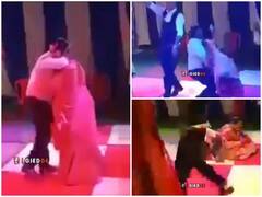 Viral Video: स्टेज पर लड़की के साथ डांस पर मार रहा था चांस, लेकिन अचानक हुआ ऐसा कि लड़की ने पकड़ लिया सिर, वीडियो वायरल