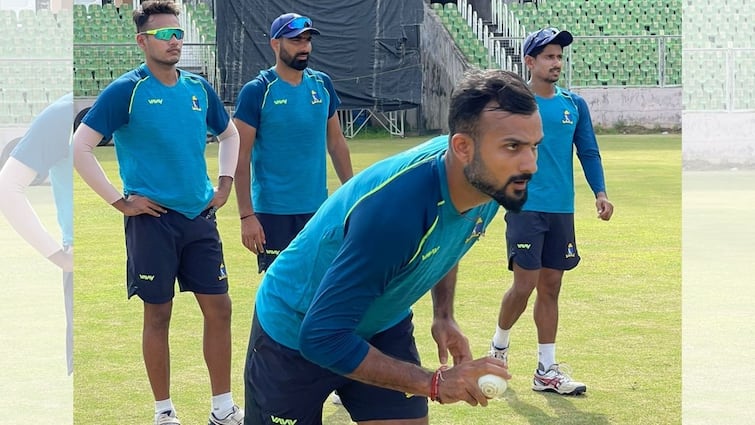 Vijay Hazare Trophy: Sudip Chatterjee led Bengal to face Baroda in their first match Vijay Hazare Trophy: ক্রুণাল পাণ্ড্যদের বঢোদরার বিরুদ্ধে বাংলাকে চিন্তায় রাখছে অচেনা পিচ