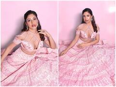 Surbhi Chandna Photos: पिंक लहंगे में हुस्न परी बन सुरभि चंदना ने लगाई सोशल मीडिया पर आग, स्टाइलिश नथ पर अटका फैंस का दिल