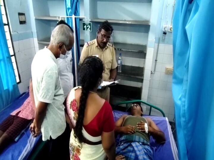 Headmaster Torture zoology Teacher who attempted suicide gets treated in mayiladuthurai மயிலாடுதுறை: டார்ச்சர் செய்த தலைமை ஆசிரியர்.. பள்ளி வளாகத்திலேயே தற்கொலைக்கு முயன்ற ஆசிரியர்..