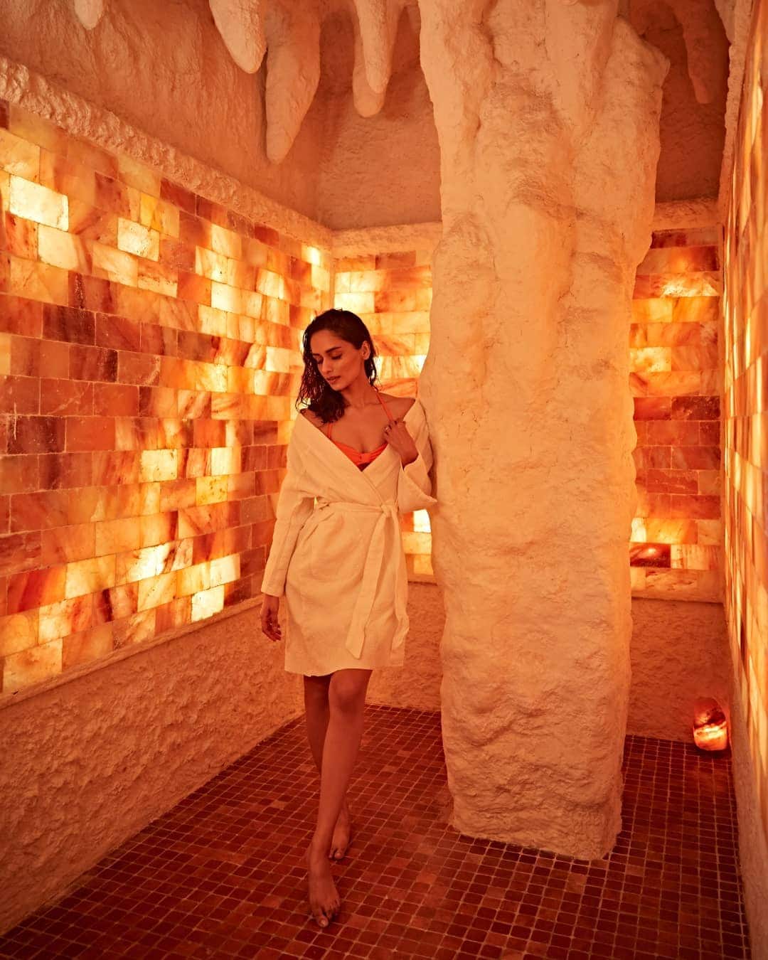 Viral Vibes: Manushi Chhillar's Tangerine Bikini Photos Are Summer's Biggest Sensation!