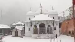 High altitude area in Uttarakhand receive season's first snowfall