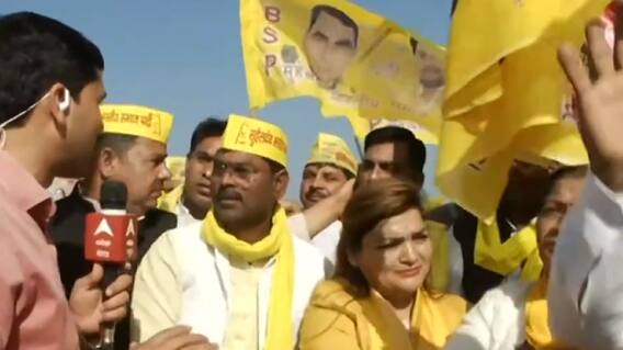 Akhilesh Yadav-Jayant Chaudhary की रैली में पहुंचे सुभासपा के कार्यकर्ता, जानिए क्या संदेश दिया