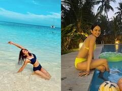 Rakul Preet Singh Photos: Vicky-Katrina की शादी से रकुल प्रीत सिंह ने खींचा सबका ध्यान, ब्लैक बिकिनी में मचाया तहलका, हर ड्रेस में लगती हैं Glamorous