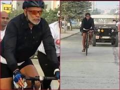 साइकिल चलाकर मुंबई से उदयपुर पहुंचे एक्टर मिलिंद सोमन, जानें क्या है इसके पीछे की वजह?